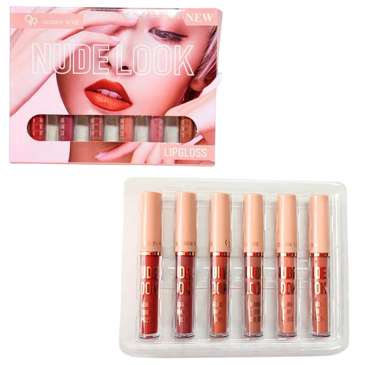 QOIDEN ROSE NUDE LOOK LipGloss Pack