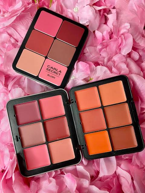 Carla Secret Cream Blush And Lipstick Palette