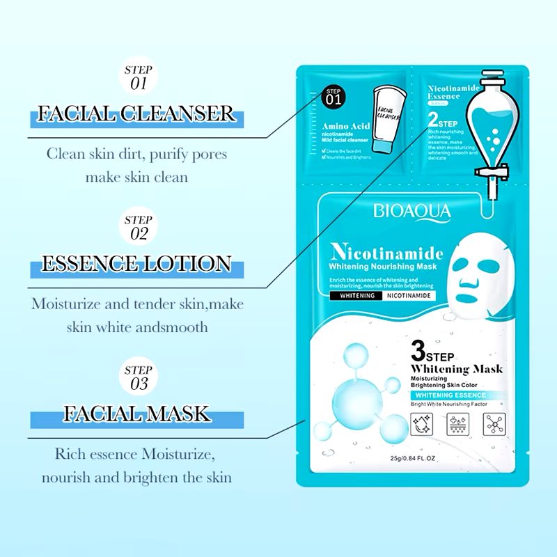 BIOAQUA’s 3 Step Facial Masks